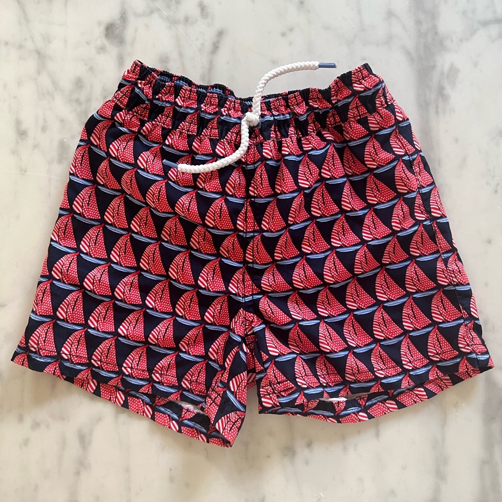 🏊🏼‍♂️ Janie & Jack ⛵️Sailboat Swim Trunks 🩳
